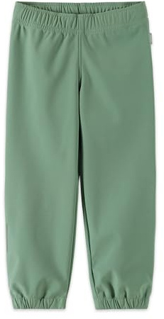 Reima Kuori Softshellhose für Kinder - Wasserdicht und atmungsaktiv für die Übergangszeit, Outdoorhose für Jungen und Mädchen mit atmungsaktivem und winddichtem Stretchmaterial - Stone Green, 134