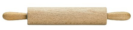 Mrs. Anderson's Baking 1349 Children’s Wooden Rolling Pin, German Beechwood with Steel Ball Bearings, 7 1.5-Inch, Wood, Brown