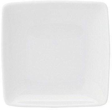 Vista Alegre Carré White Plato Llano, Porcelana, Blanco, 26.6 cm