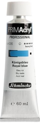 Schmincke PRIMAcryl Professional Königsblau 60 ml Tube, 13 436 011