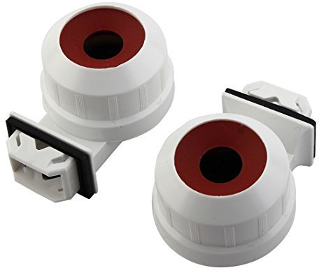 sourcing map 2Stk. T5 Leuchtstoff Lampen Halter G13 Basis Einzelkopf Grabstein Lampenfassung für LED Leuchtstoffröhre