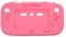 Coque de protection en silicone souple pour manette de jeu Nintendo Wii U Rose