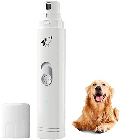 MSQL Potente Molinillo de Clavos para Perros, Molino eléctrico de Herramientas para el Cuidado de uñas para Mascotas, de bajo Ruido y Recargable, para Perros pequeños/medianos/Grandes Gatos
