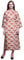 Bimba Rose Pale Floral Feuille Artistique & Peignoirs pour Femme Wrap imprimé mariée se prépare Robe Robe pour Les Filles XL