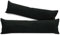 npluseins 2er Pack Kissenhüllen aus Coral-Kuschel-Fleece (2 Stück) 1257.1667, ca. 40 x 145 cm, schwarz