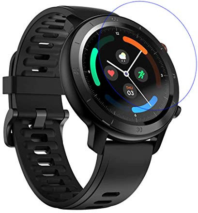 LOKEKE Premium Panzerglasfolie für TicWatch GTX Uhr aus Echtglas