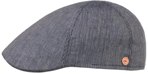 Mayser Paddy Stripes Flatcap Schirmmütze gestreift Handmade Herren Frühling Sommer