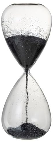 Paris Prix Sablier Déco Perles 40cm Noir