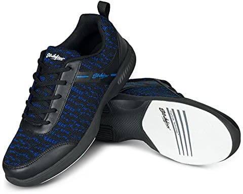 KR Strikeforce Men's Black/Royal Flyer Mesh Lite Bowling Shoes 9 1/2, 9