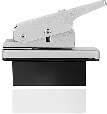 Tomotato Gitarren Picks Plektrumstanz Gitarre Plektron Stanzer Plektrum Stanzmaschine DIY Plektrum Pick Stanzer mit 2 Plastikkarten Plektrum Locher Kit Maker(Grau)