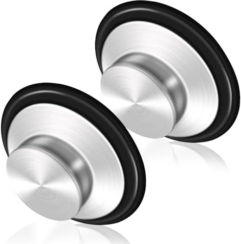 Bouchon d'évier Universel en Acier Inoxydable de 8,5 cm pour évier de Cuisine Insinkerator Kitchenaid Waste King Kohler et Ainsi de Suite