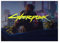 Displate Offiziell Cyberpunk 2077 MetallPoster Magnetische Befestigung Inklusive Lizenziert Bilder Hochwertiges Poster Concept Arts - Logotype Poster 45 cm x 32 cm