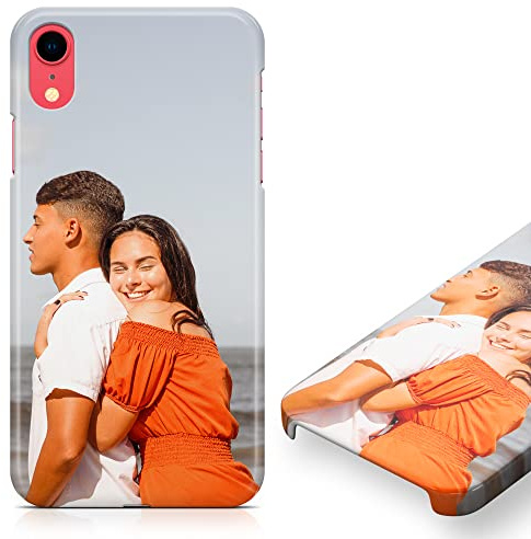 iPhone XR Personalised Photo Phone Case | Customize with Photos, 3D Custom iPhone XR Picture Case/Cover | Glossy 3D Hard Case for iPhone xr