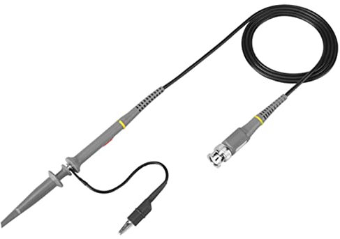 Testkopf Oszilloskop 1:100,Oszilloskop-Sonde,2 Stück Oszilloskop-Klemmen-Sonden Präzisions-Bnc-Oszilloskop-Sonden-Kit 100-Mhz-Oszilloskop-Klemme 1X / 10X Umschaltbares Testk