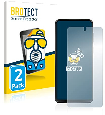 BROTECT Entspiegelungs-Schutzfolie für Motorola Moto G13 (2 Stück) Matte Displayschutz-Folie, Anti-Reflex, Anti-Fingerprint