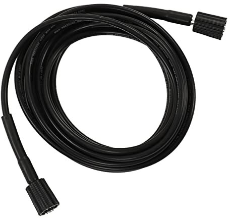TOPINCN Pressure Washer Hose, Abrasion Resistant Car Wash Hose Quick Replacement for Windows for Driveways (2 End M22 Insert 15MM)