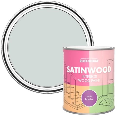 Rust-Oleum Grey Satinwood Interior Wood Paint - Dove 750ml