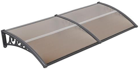 MUL-BOUTIQUE Auvents De Porte Et De Fenêtre, Porte d'Entrée, Patio Extérieur, Réduction du Soleil Et De La Pluie, Auvents UV, Panneaux Creux De Protection UV pour Porte De Fenêtre De Patio