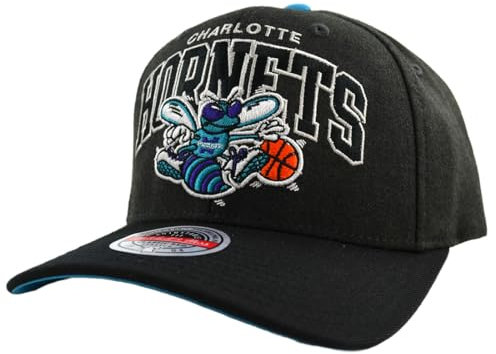 Mitchell & Ness Snapback Cap NBA Team Arch G2 Charlotte Hornets Charcoal/Black