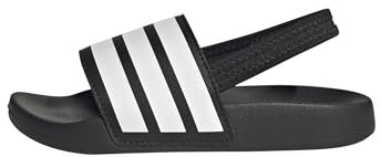 adidas Mixte enfant ADILETTE ESTRAP SLIDES CHILDREN, Core Black/Cloud White/Core Black, 31 EU