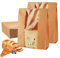 TICKLELY 50 Stück Papiertüten - Qualitäts-Butterbrottüten, Braune Papiertüten - Große und Kleine Brottüten, Kraftpapier-Tüten mit Fenster - Brottüten, Braun