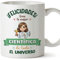 MUGFFINS Tazas para CIENTÍFICA mujer - En Español - Mejor Universo Trofeo - 11 oz / 330 ml - Regalo original y divertido