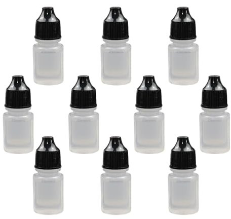 Schmieröl für Haarschneidemaschinen – Öl für Haarschneidemaschinen – Schmiermittel für kleine Flaschen von Haarschneideöl | Bartöl, Packung mit 10 Flaschen | Haarschneidefett