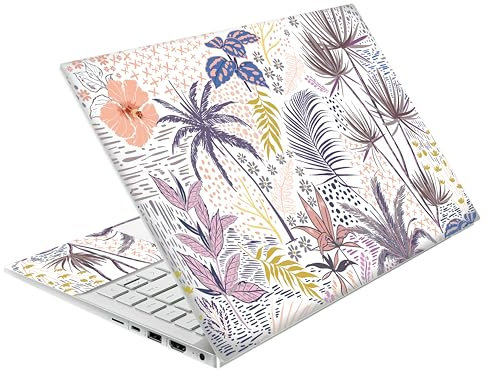 Laptop Skin Decal HP 14 - Botanical, Laptop Cover Sticker, No Cutting Required, No Bubble, Waterproof, Scratch Resistant - Including Wide Screen and Wrist Pad