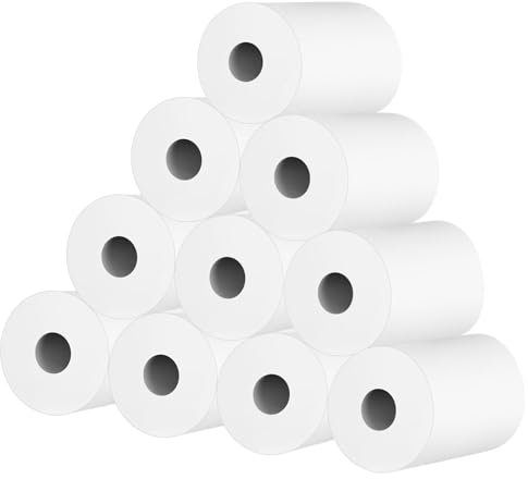10 Rolls Thermal Paper for Kids Instant Print Cameras, 2.24 inch Kids Camera Paper Roll, BPA Free Photo Paper for Kids Camera, Kids Camera Instant Print