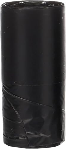 Flamingo Blekz Bolsas para Excrementos de Perros con Asas - 15 Piezas, Negras, Ultraprácticas y Resistentes, Ideales para Labrador, Golden Retriever, Beagle y Bulldog Francés
