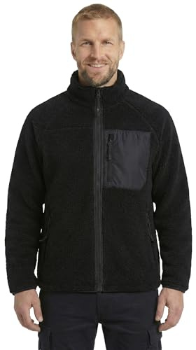 Brandit Teddyfleece Jacket 15Y, Color: black, Size: 7XL