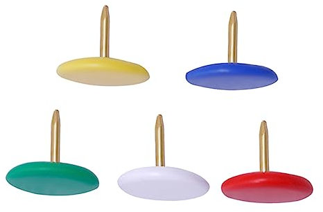 HAPINARY 200 Pcs Stahl Karte Tacks Push-pin Dekorative Nägel Für Karte Bulletin Board