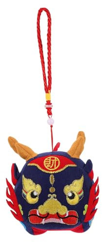 GLEAVI en Peluche à Mascotte Poupée en Peluche De Dragon De Poupée Dragon Beau De Dragon Dragon du Nouvel an Chinois Peluche Dragon Coton PP Blue