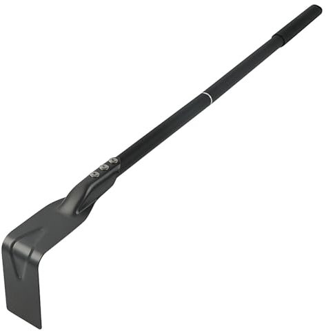 Charcoal Fire Tool – Long Reach Rake, Sturdy | BBQ Ash Scraper for Kettle Grill Cooking, Backyard Pizza Oven Care, Fireplace Ember Management, Outdoor Charcoal Pit Maintenance in Home Use