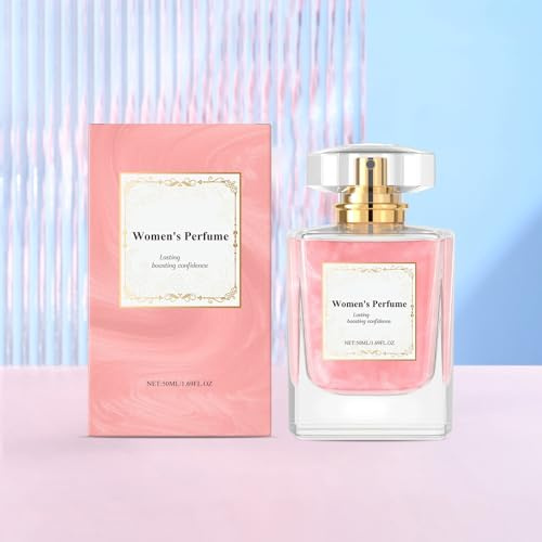Spray de parfum rose pour femme, eau de parfum de luxe avec un parfum floral et fruité intense, rose, jasmin, vanille et poire, longue durée, flacon élégant, cadeau pour femme
