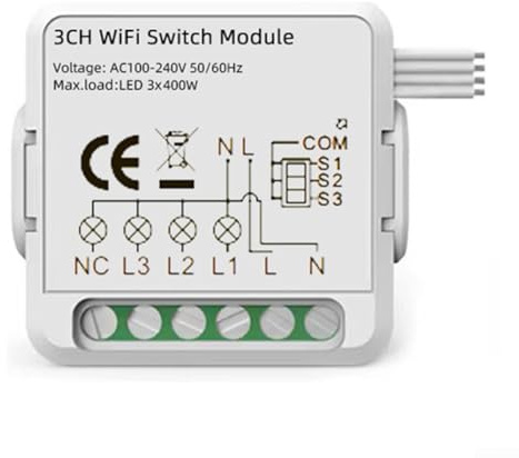 Besshepplo Smart WiFi für Zigbee Vorhang und Rollladenschalter für Tuya Sprachsteuerung Fernzugriff Timer-Funktion für Jalousien und Markisen zu Hause (Road 4)