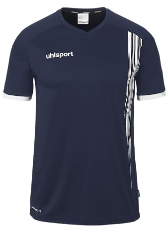 uhlsport Impulse Shirt Kurzarm – Fußball Trikot Kurzarm, bedruckbar, Teamwear Trikot mit Rundhals für Training & Spiel