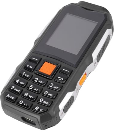 Yinhing 2800-mAh-Standby-Seniorenhandy mit 0,8-Zoll-Bildschirm, SIM-Standby-Geräuschdesign, Einfach zu Bedienende Schnittstelle, Integrierte Taschenlampe und MP3-Musikplayer in Stilvollem Grün (BLACK)