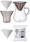 Carafe Coffee Set by Kinto Japan for Slow Coffee with Extra Filters (Total of 80 Filters) by Kinto
