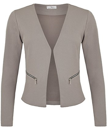 DANAEST Blazer Damen Business elegant figurbetont mit Taschen Langarm