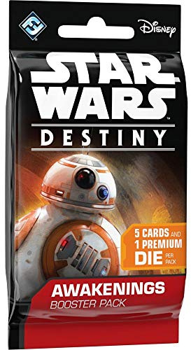 Fantasy Flight Games Star Wars Destiny Erwachen Booster Box, enthält 36 Packungen (insgesamt 180 Neue Karten und 36 Neue Würfel)