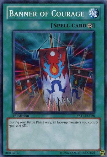 YU-GI-OH! - Banner of Courage (YS11-EN028) - Starter Deck: Dawn of The Xyz - 1st Edition - Common by