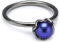 PANDORA Damen-Ring 925 Sterling Silber Süßwasser Zuchtperle blau Gr. 54 (17.2) 190865BRPDB-54