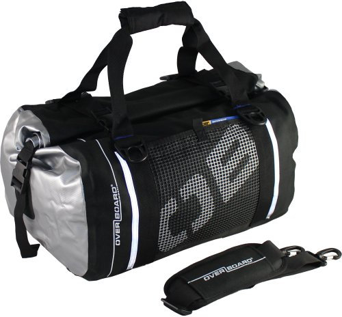 Overboard Wasserdichte Sport Reisetasche, Schwarz, 40 Liter, OB1089BLK