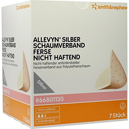 ALLEVYN Silber Schaumverb.Ferse nicht haftend 7 St