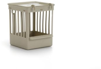 Beeztees 45708 Nistkasten aus Plastik mit Haken, 11 x 11 x 14 cm, beige