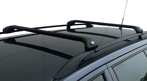 Fabbri 2 AW68 Alu Viva 2 Black Dachträger für Fahrzeuge mit Dachträger Handlauf