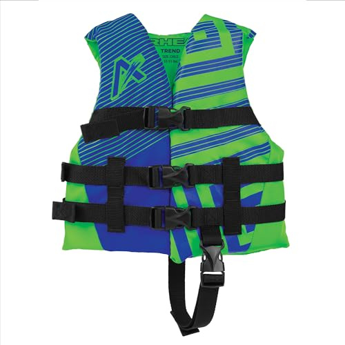 Airhead Children's Trend Life Vest - USCG Approved Life Jacket - 22-25 in Chest Size (designed to fit children that weigh 33-55 pounds) - Ideal for Boating, Watersports, Swimming, Wakeboard & More