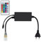 LEDKIA LIGHTING Contrôleur Rubans LED RGB 220V AC UltraPower Télécommande IR 24 Touches