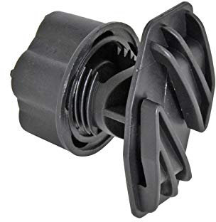 AKO 10x Schraubisloator Zweitisolator für Breitband bis 40mm mit Überdrehschutz, Isolator für Weidezaunband, Band, Weidezaun, Zusatzisolator aus Kunststoff, Breitbandisolator